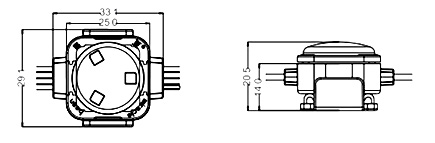 二次防水點光源 YGPS-DA25H(圖2) 二次防水點光源 YGPS-DA25H(圖2)