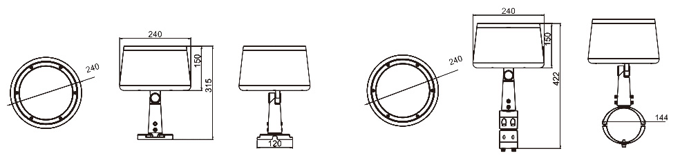 投光燈YGCL-TA24(圖2) 投光燈YGCL-TA24(圖2)